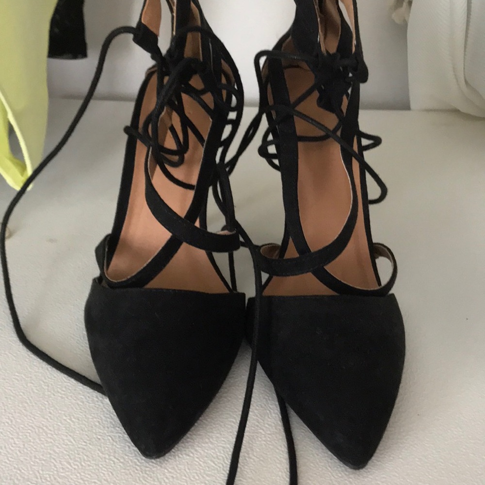 black heels